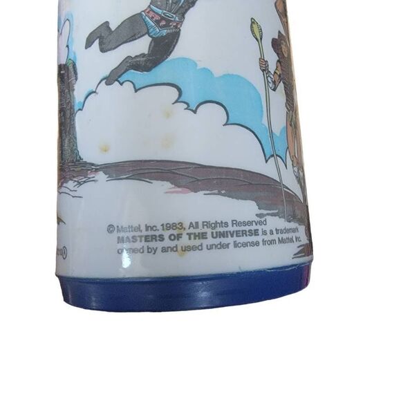 Masters Of The Universe Cup Mup Mattel 1983 Cartoon Thermas He-Man - Picture 6 of 8